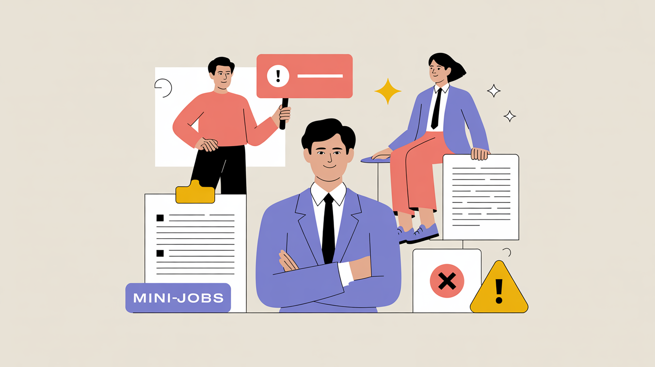 Beitragsbild zum Thema Minijobs: So viele kannst du gleichzeitig haben