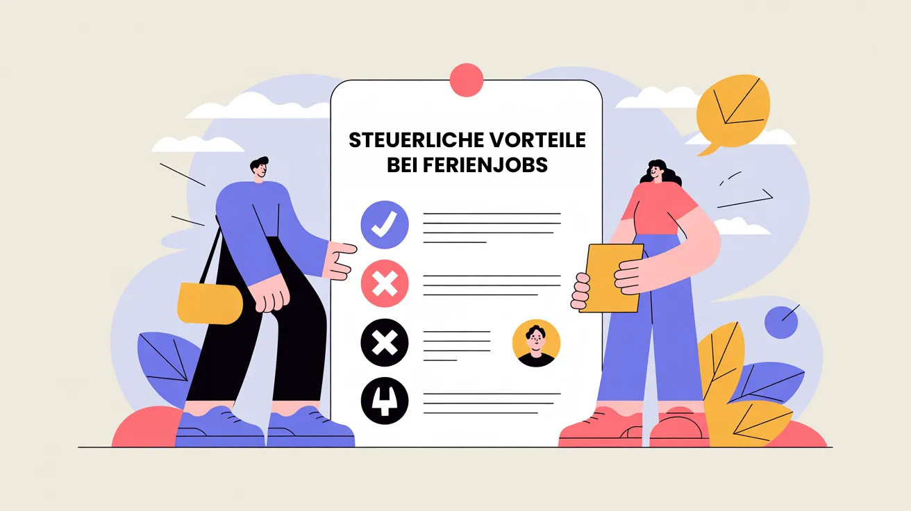 Beitragsbild zum Thema Steuerliche Vorteile von Ferienjobs für Schüler und Studenten