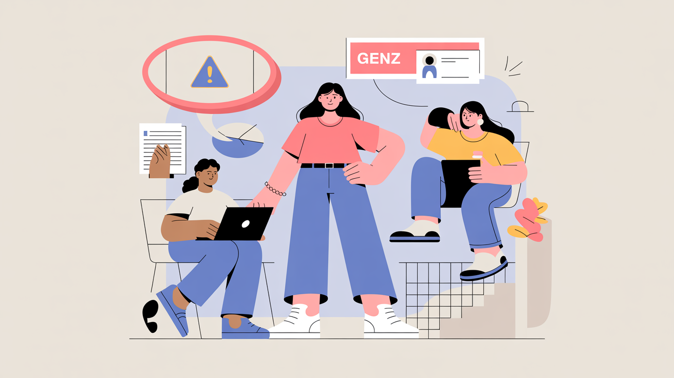 Beitragsbild zum Thema Gen Z und Fehlzeiten: Neue Studie beleuchtet Vorurteile