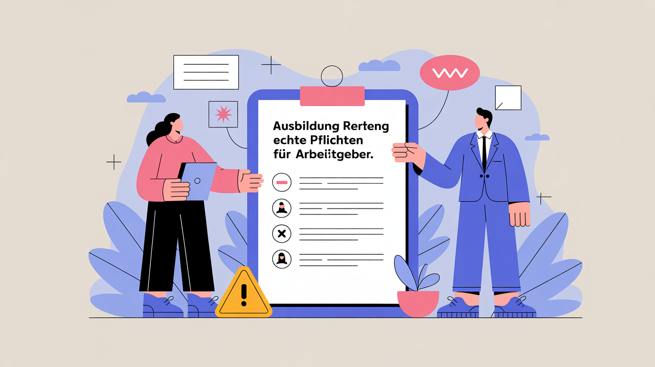 Beitragsbild zum Thema Ausbildungsvertrag: Wichtige Rechte und Pflichten für Arbeitgeber